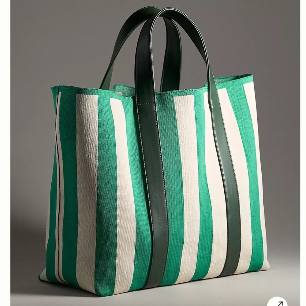 Anthropologie Big Striped Tote Bag (New)